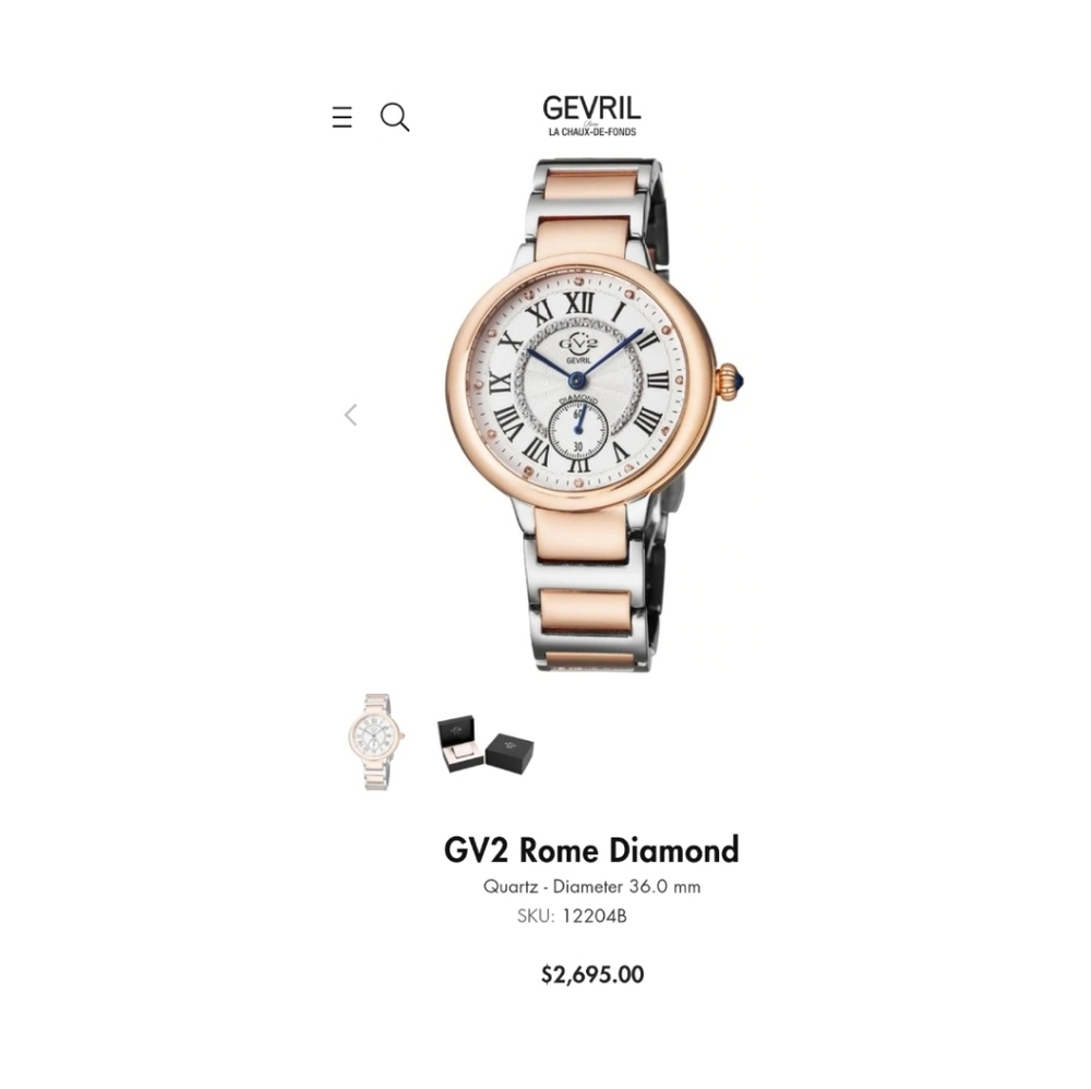 Gevril Watch